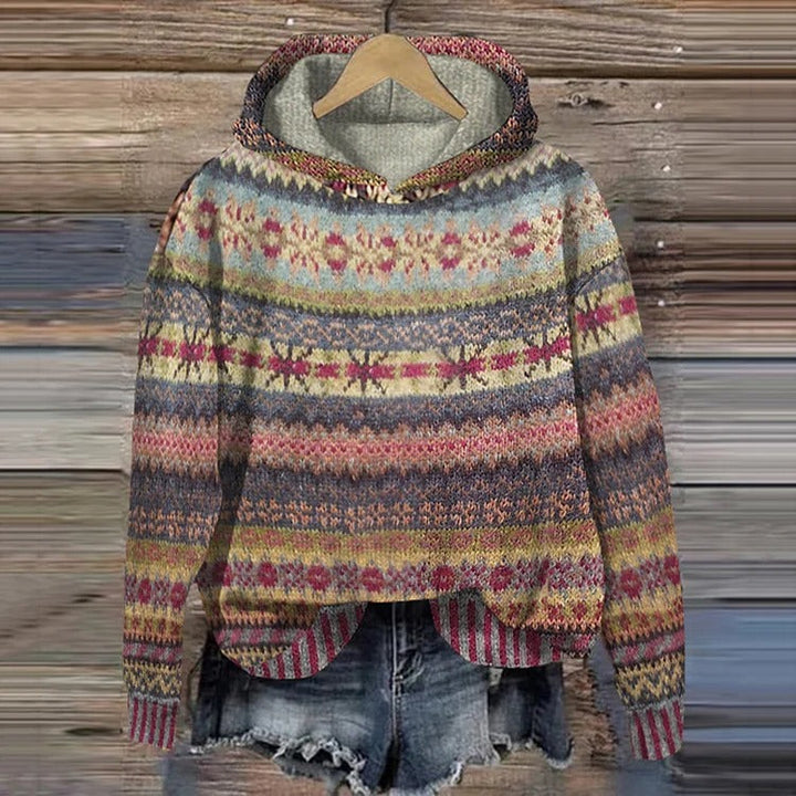 Tilleul | Sweat à capuche rétro tendance