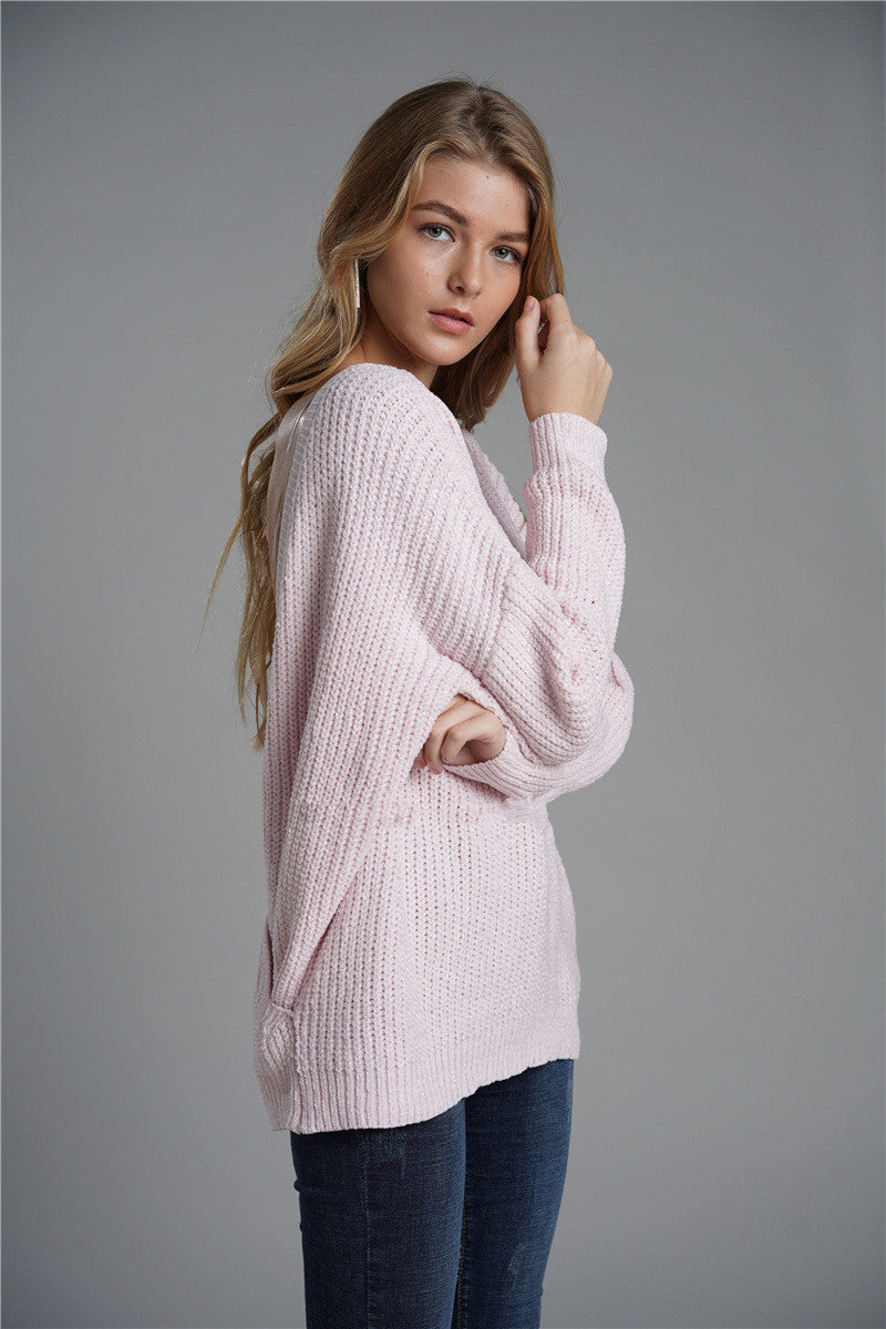 Glorina | Pull-over large tricoté pour femme